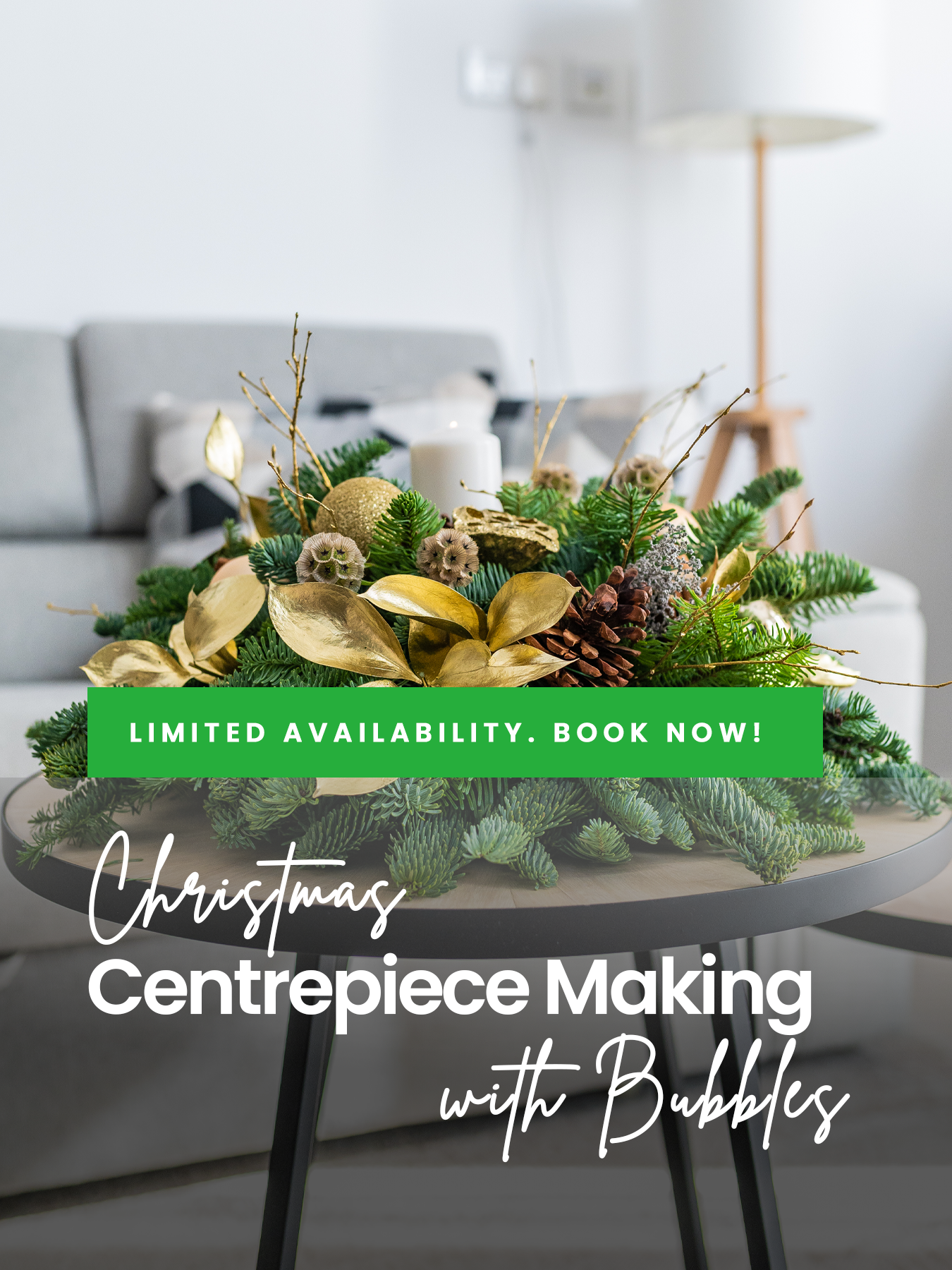 Christmas Table Centrepiece Making Workshop - Dubai