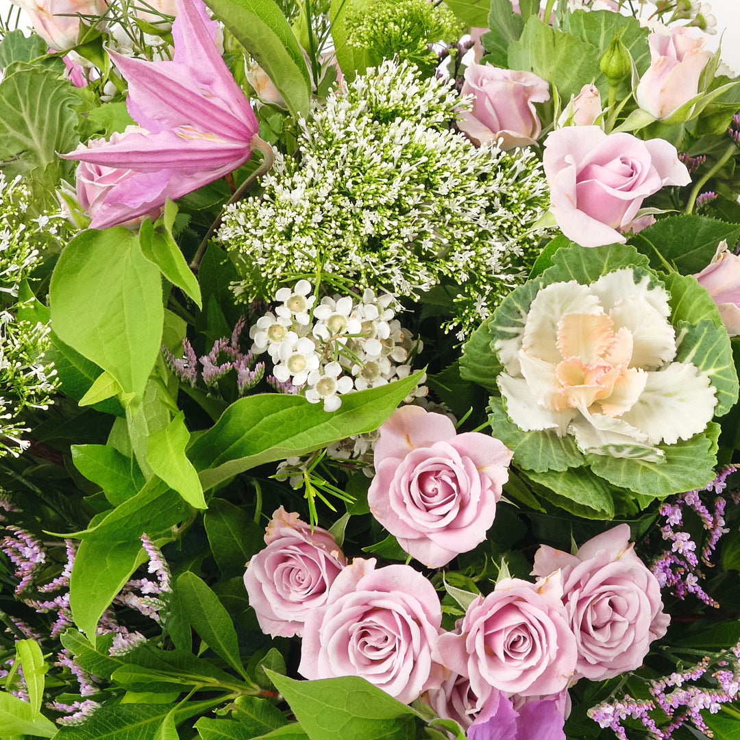 Blushing Elegance Centerpiece (Oblong)
