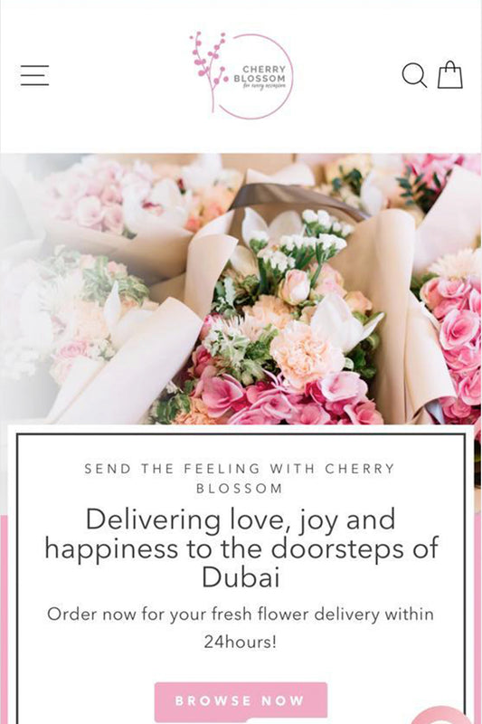 Searching google for the best fresh flowers online in Dubai? - CherryBlossomDubai.ae