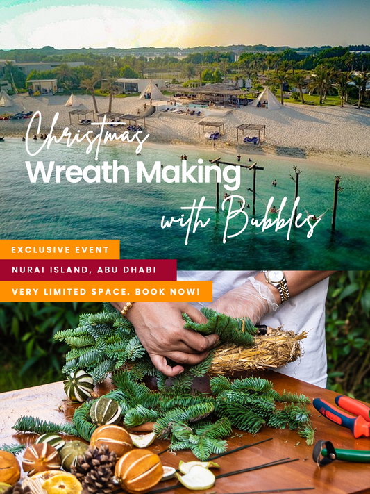 Exclusive Christmas Wreath Making Workshop - Nurai Island, Abu Dhabi