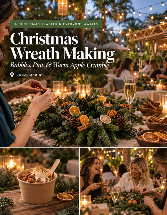 Enchanted Christmas Wreath Making Workshop - Dubai
