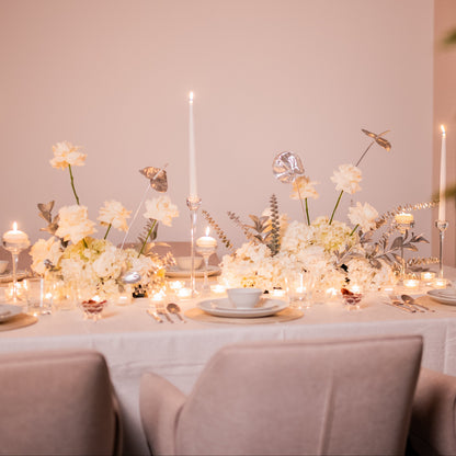 Silver Serenity Duo Centrepiece