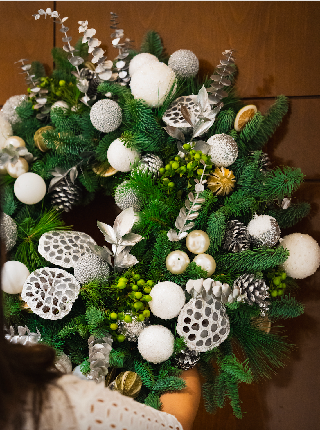 Metallic Winter Wreath