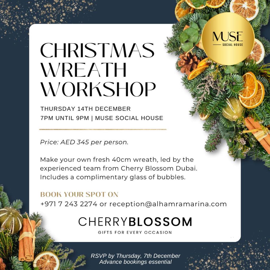 Christmas Wreath Making Workshop - Ras al Khaimah