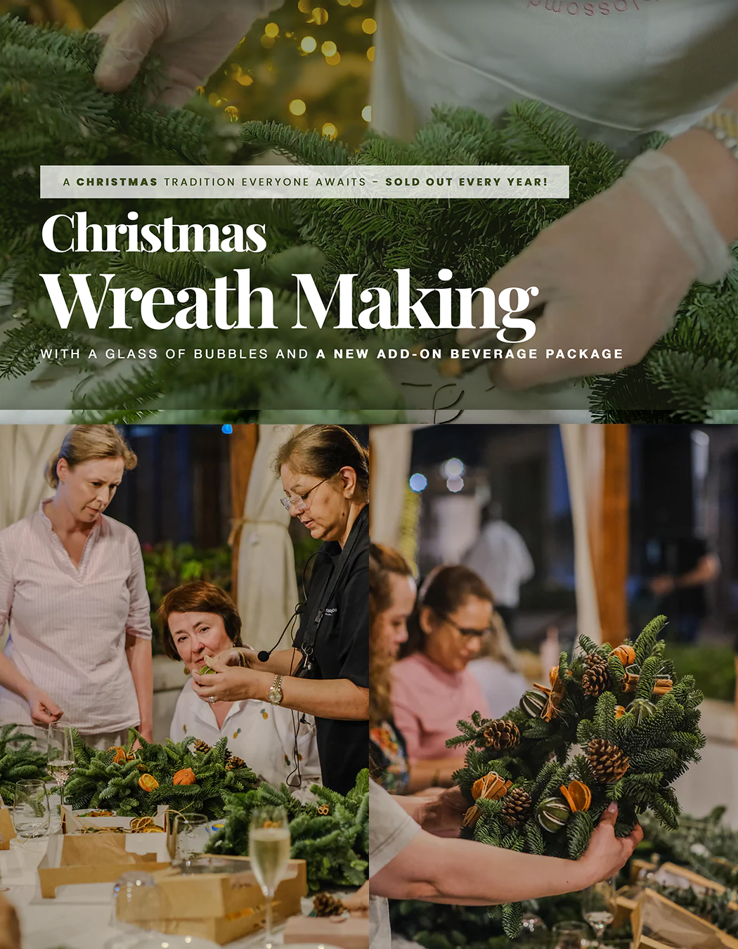 Enchanted Christmas Wreath Making Workshop - Saadiyat Beach Club, Abu Dhabi | 24th November 2025 | 11th December 2025