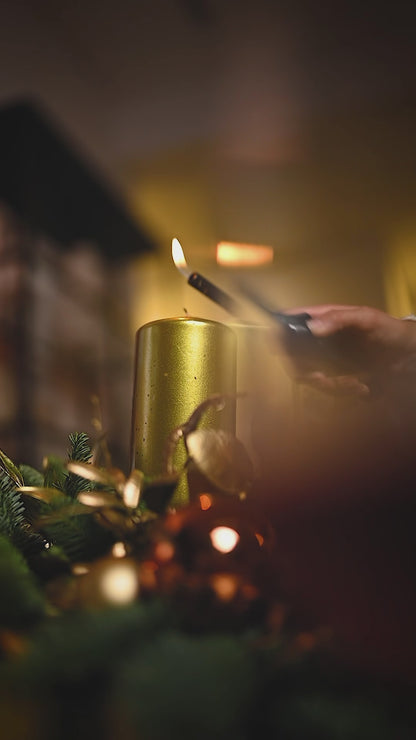 Golden Mini Christmas Tree