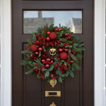 The Scarlet Glow Wreath