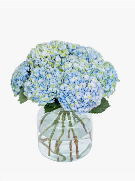 Blue Green Hydrangea - CherryBlossomDubai.ae