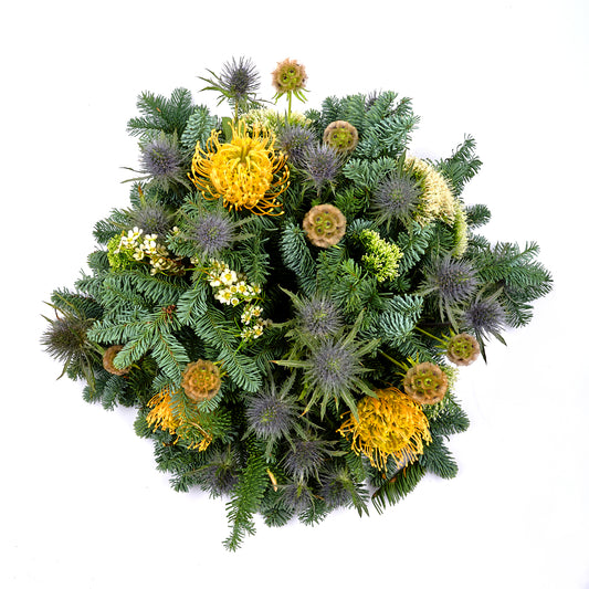Thistle Wild Flower (Round)