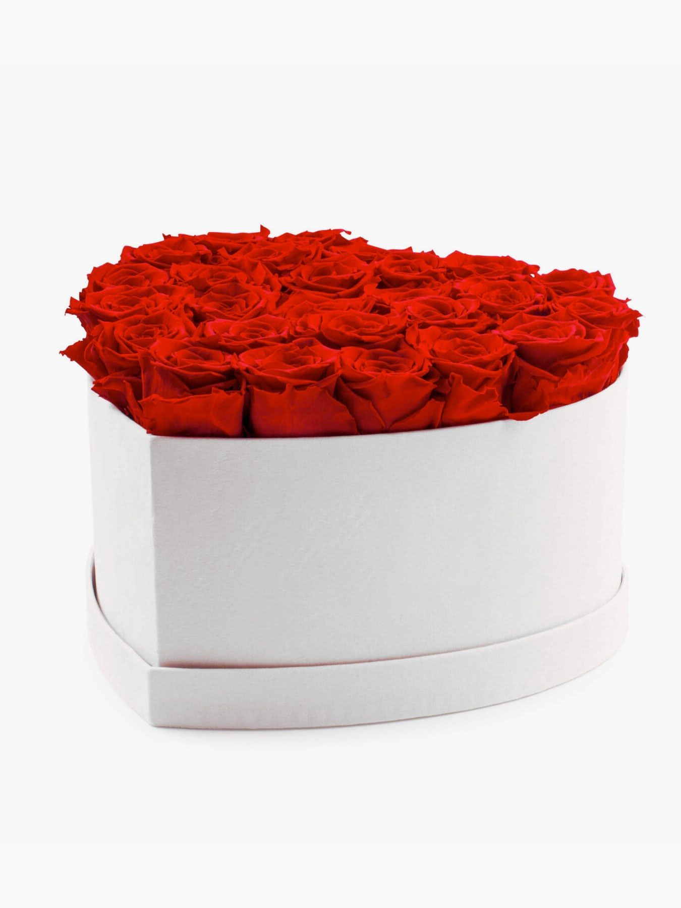 Red Roses Heart Box - CherryBlossomDubai.ae
